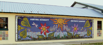 MORE mosaic wall mural in Fredericksburg Virginia